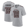 Rebec A.Falcons #18 Kirk Cousins Branch Player Gray Fashion Home Game Stitched Jerseys