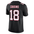 Rebec A.Falcons #18 Kirk Cousins Player Black Vapor F.U.S.E. Limited Home Game Stitched Jerseys