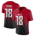 Rebec A.Falcons #18 Kirk Cousins Player Red Vapor Untouchable Limited Home Game Stitched Jerseys