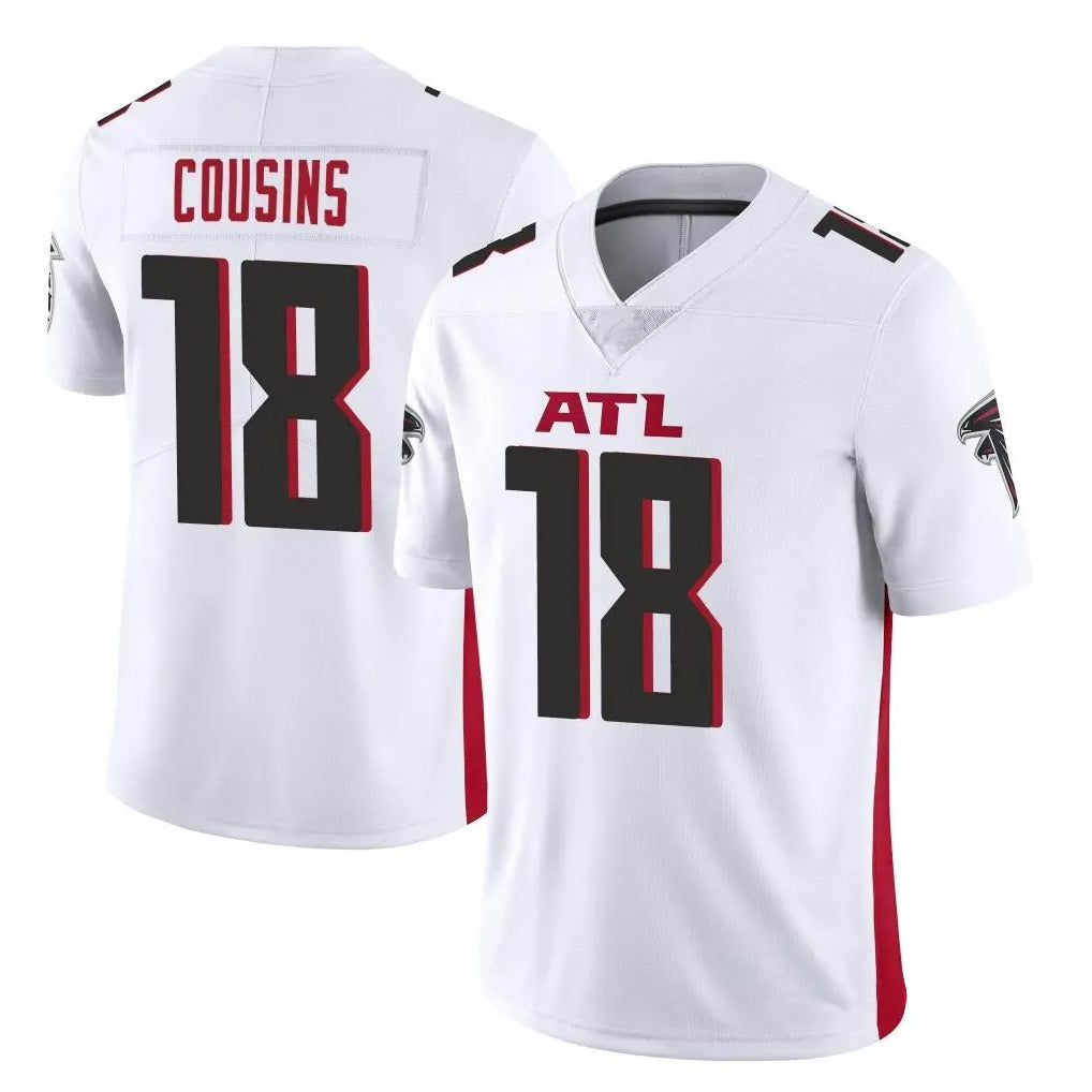 Rebec A.Falcons #18 Kirk Cousins Player White Vapor Untouchable Limited Home Game Stitched Jerseys