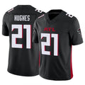 Rebec A.Falcons #21 Mike Hughes Player Black Vapor F.U.S.E. Limited Stitched Jerseys