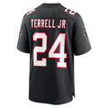 Rebec A.Falcons #24 A.J. Terrell Jr. Player Black Alternate Home Game Stitched Jerseys