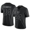 Rebec A.Falcons #24 A.J. Terrell Jr. Player Black RFLCTV Limited Stitched Jerseys