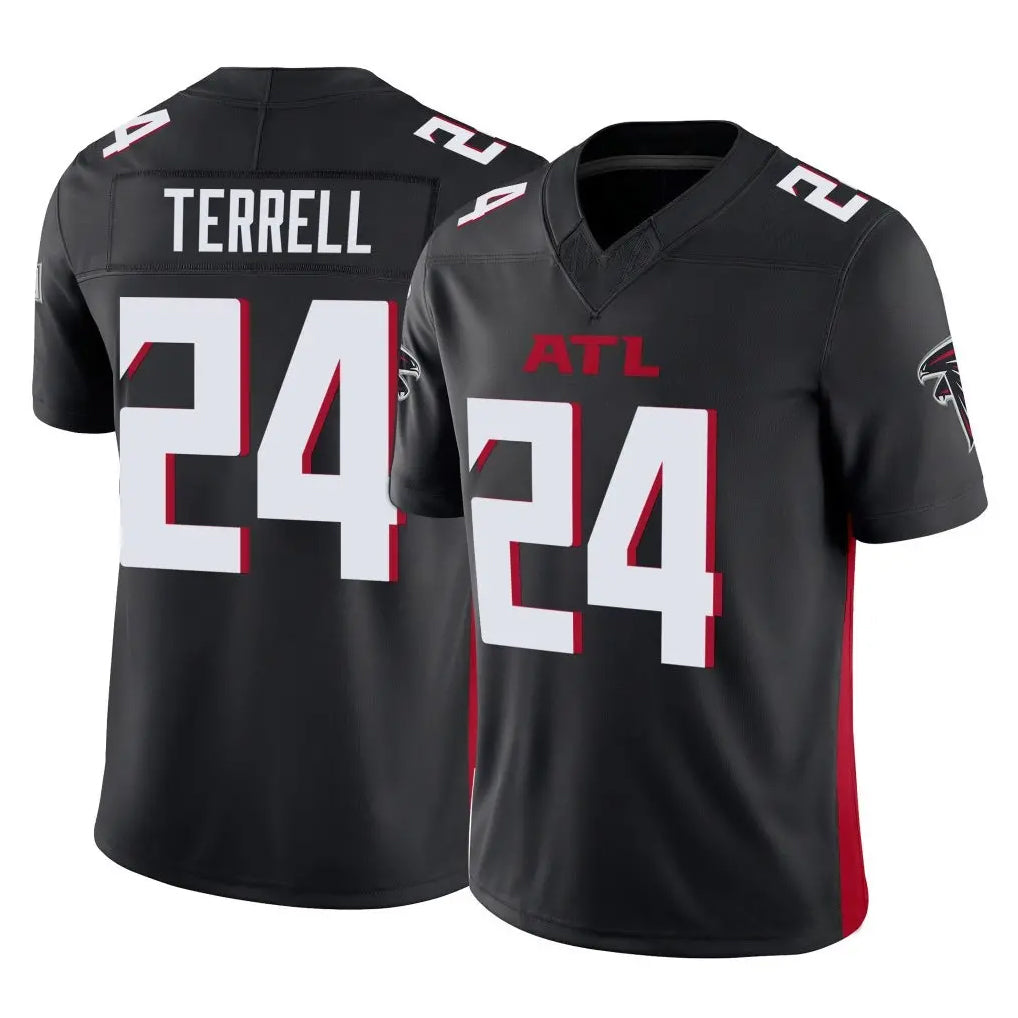 Rebec A.Falcons #24 A.J. Terrell Jr. Player Black Vapor F.U.S.E. Limited Stitched Jerseys