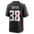 Rebec A.Falcons #38 Nathan Carter Black Team Game Jersey