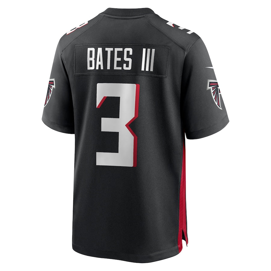 Rebec A.Falcons #3 Jessie Bates III Player Black Game Home Stitched Jerseys