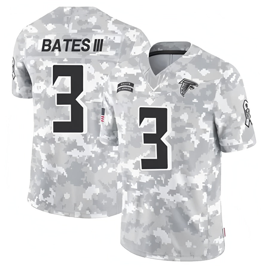 Rebec A.Falcons #3 Jessie Bates III Player Camo Salute to Service Limited Stitched Stitched Jerseys