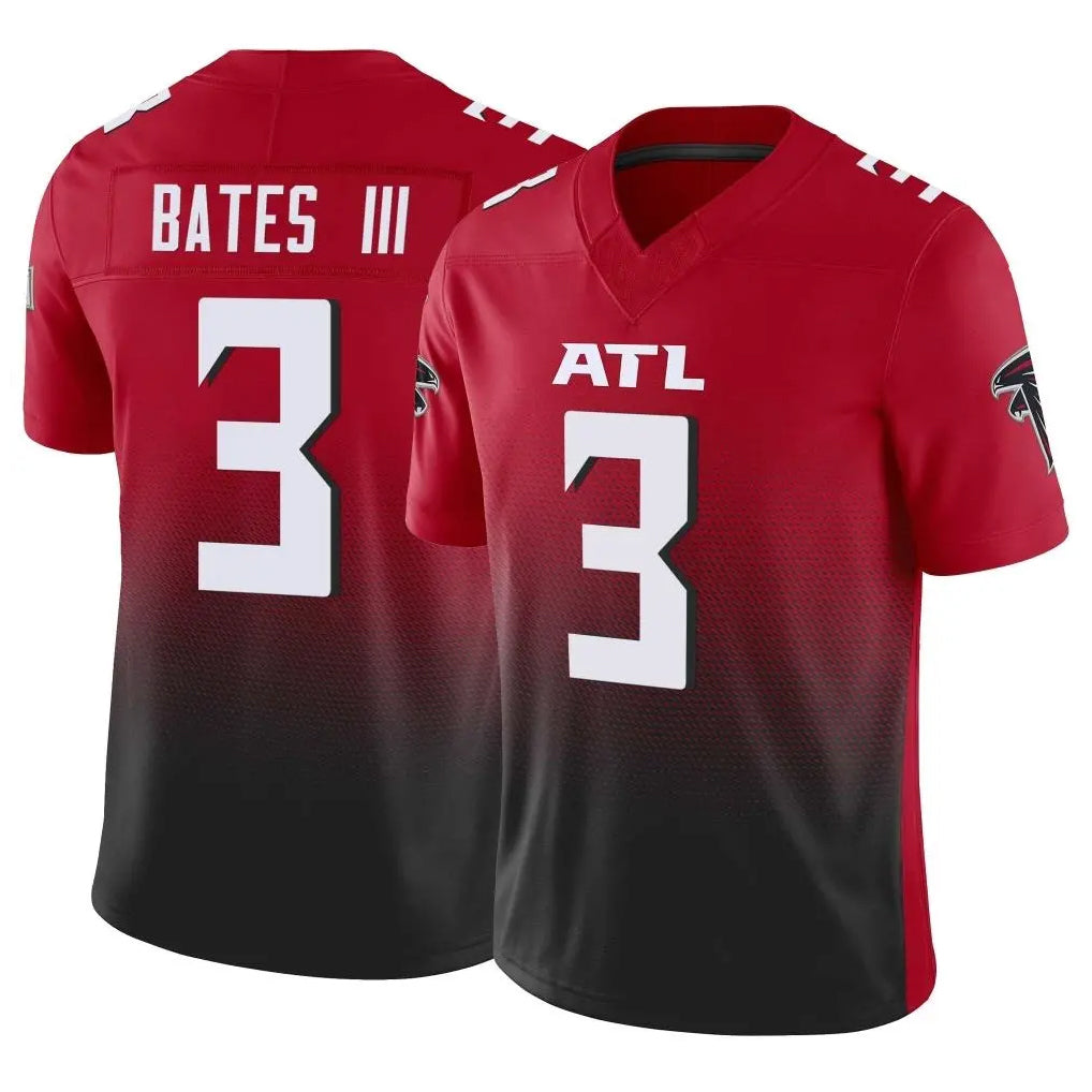 Rebec A.Falcons #3 Jessie Bates III Player Red Vapor F.U.S.E. Limited Home Game Stitched Jerseys