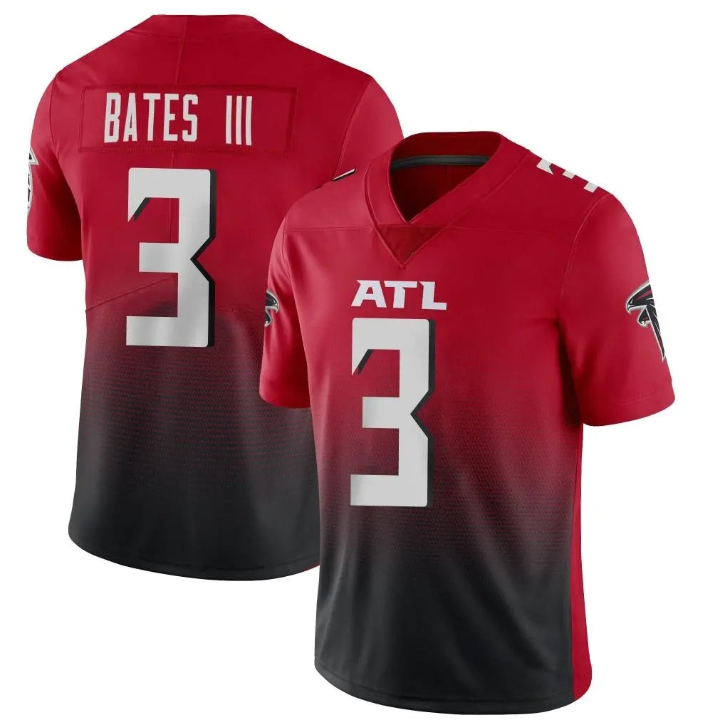 Rebec A.Falcons #3 Jessie Bates III Player Red Vapor Untouchable Limited Home Game Stitched Jerseys