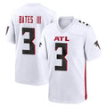 Rebec A.Falcons #3 Jessie Bates III Player White Home Game Stitched Jerseys
