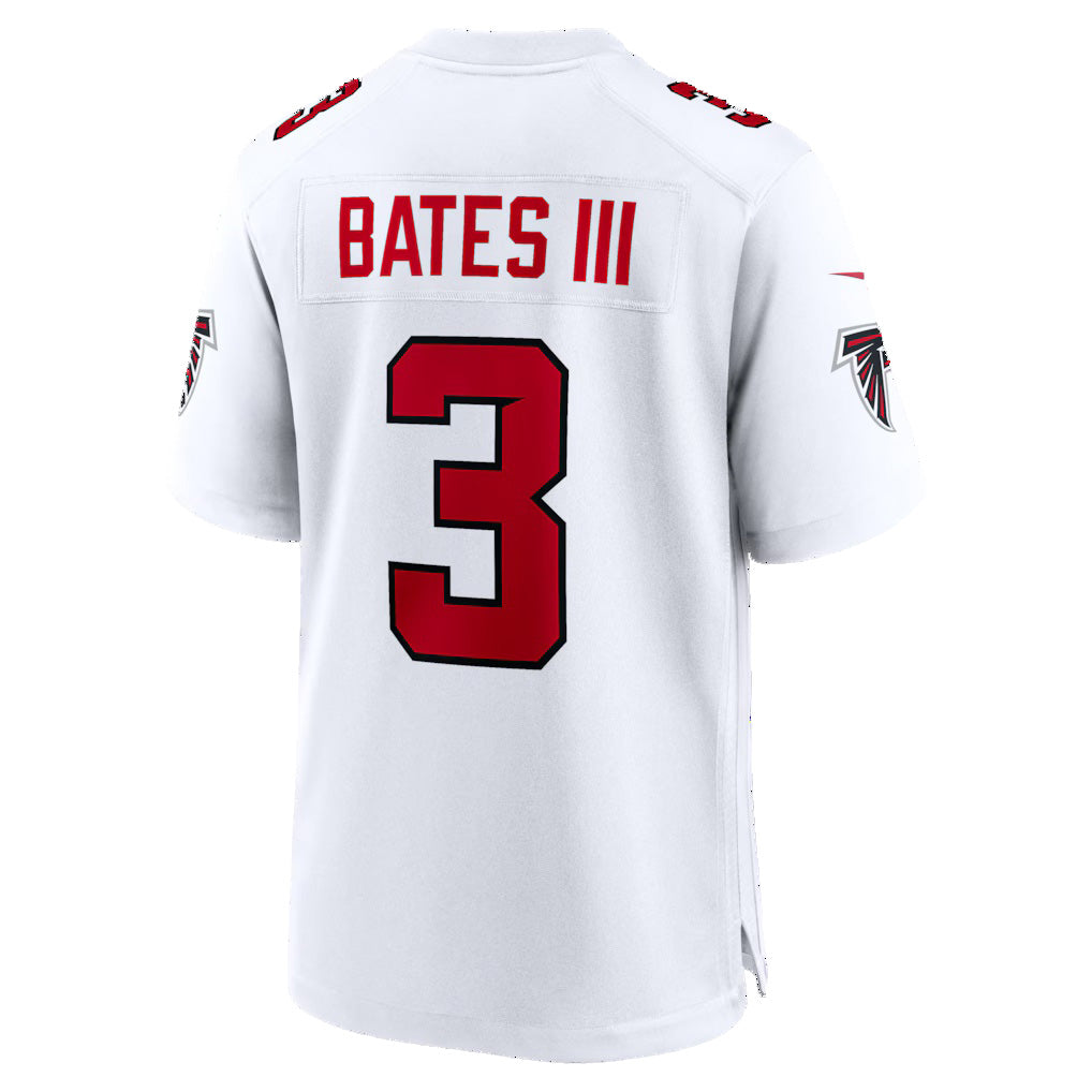 Rebec A.Falcons #3 Jessie Bates III White Game Jersey