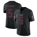 Rebec A.Falcons #5 Drake London Player Black Impact Limited Stitched Jerseys