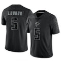 Rebec A.Falcons #5 Drake London Player Black RFLCTV Limited Stitched Jerseys