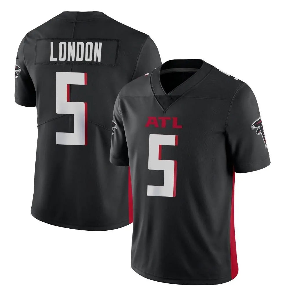 Rebec A.Falcons #5 Drake London Player Black Vapor Untouchable Limited Home Game Stitched Jerseys