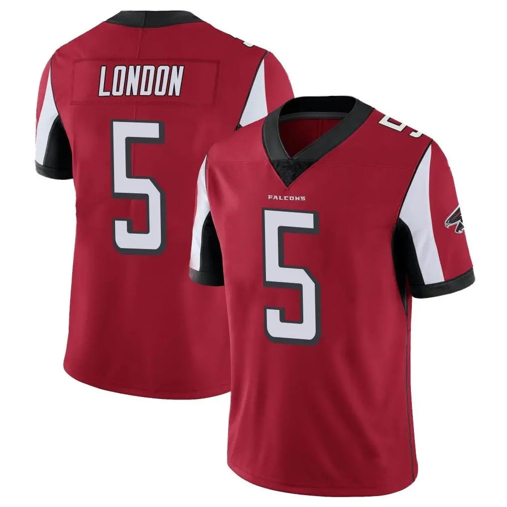 Rebec A.Falcons #5 Drake London Player Red Color Vapor Untouchable Limited Home Game Stitched Jerseys