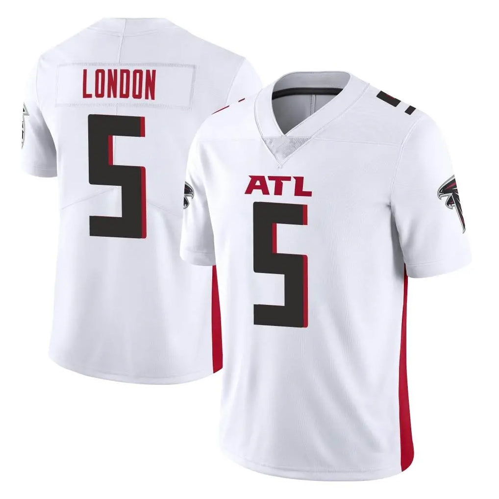 Rebec A.Falcons #5 Drake London Player White Vapor Untouchable Limited Home Game Stitched Jerseys