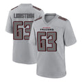Rebec A.Falcons #63 Chris Lindstrom Branch Player Gray Fashion Home Game Stitched Jerseys