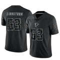 Rebec A.Falcons #63 Chris Lindstrom Player Black RFLCTV Limited Stitched Jerseys