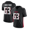 Rebec A.Falcons #63 Chris Lindstrom Player Black Vapor Untouchable Limited Home Game Stitched Jerseys