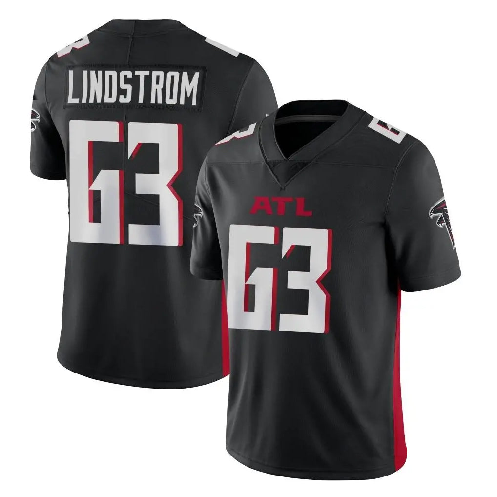Rebec A.Falcons #63 Chris Lindstrom Player Black Vapor Untouchable Limited Home Game Stitched Jerseys