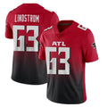 Rebec A.Falcons #63 Chris Lindstrom Player Red Vapor Untouchable Limited Home Game Stitched Jerseys
