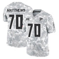 Rebec A.Falcons #70 Jake Matthews Player Arctic Camo Salute to Service Limited Stitched Jerseys