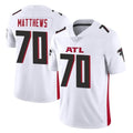 Rebec A.Falcons #70 Jake Matthews Player White Vapor Untouchable Limited Home Game Stitched Jerseys
