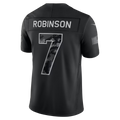 Rebec A.Falcons #7 Bijan Robinson Black 2026 Salute to Service Stitched Limited Jersey