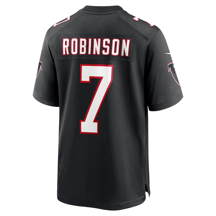Rebec A.Falcons #7 Bijan Robinson Player Black Alternate Game Stitched Jerseys