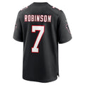 Rebec A.Falcons #7 Bijan Robinson Player Black Alternate Game Stitched Jerseys