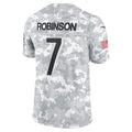 Rebec A.Falcons #7 Bijan Robinson Player Camo Salute to Service Limited Stitched Jerseys