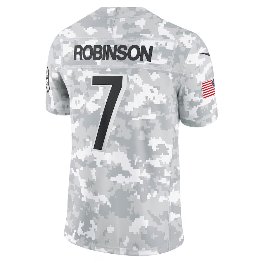 Rebec A.Falcons #7 Bijan Robinson Player Camo Salute to Service Limited Stitched Jerseys