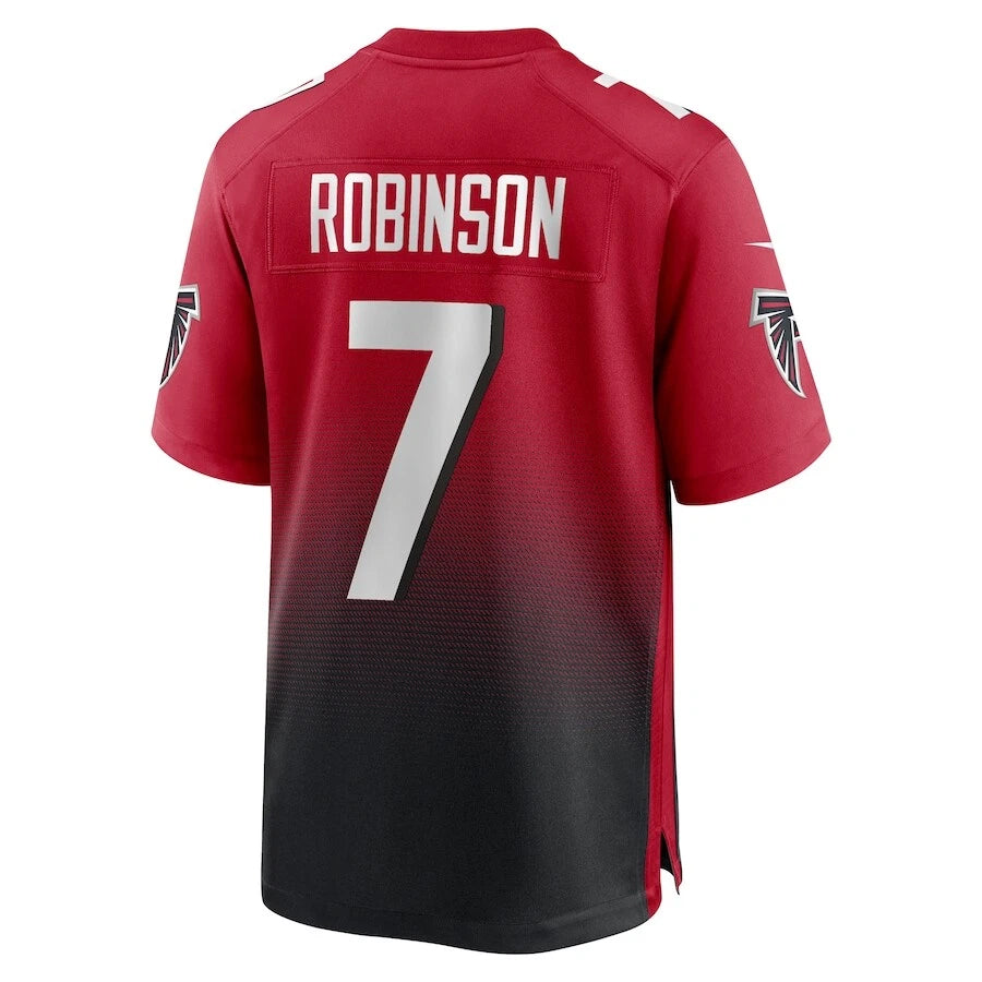 Rebec A.Falcons #7 Bijan Robinson Player Red Alternate Game Stitched Jerseys