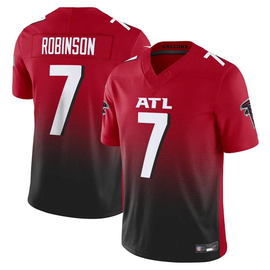 Rebec A.Falcons #7 Bijan Robinson Player Red Vapor F.U.S.E. Limited Stitched Jerseys