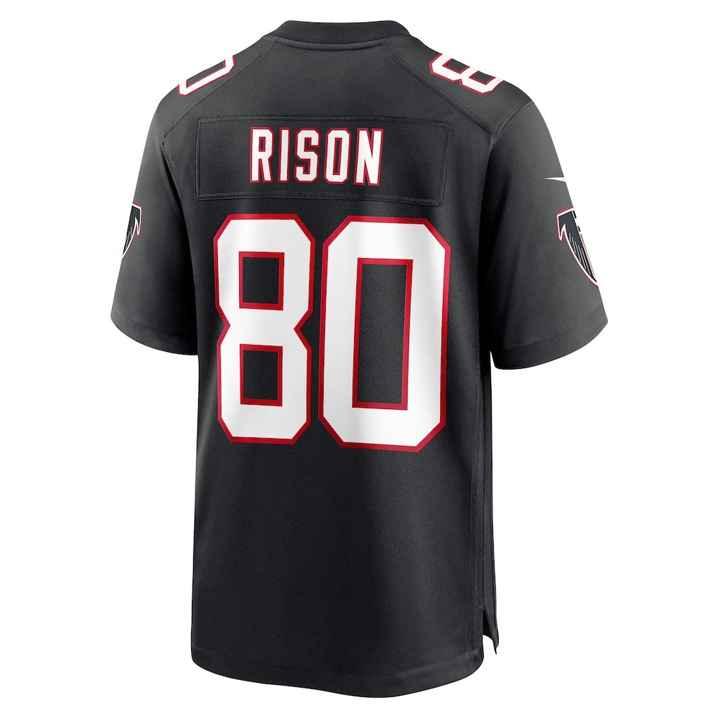 Rebec A.Falcons #80 Andre Rison Black Retired Player Jersey