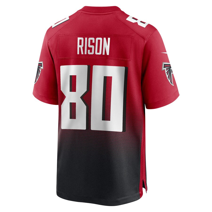 Rebec A.Falcons #80 Andre Rison Player Red Home Game Stitched Jerseys