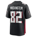 Rebec A.Falcons #82 Casey Washington Black Team Game Jersey