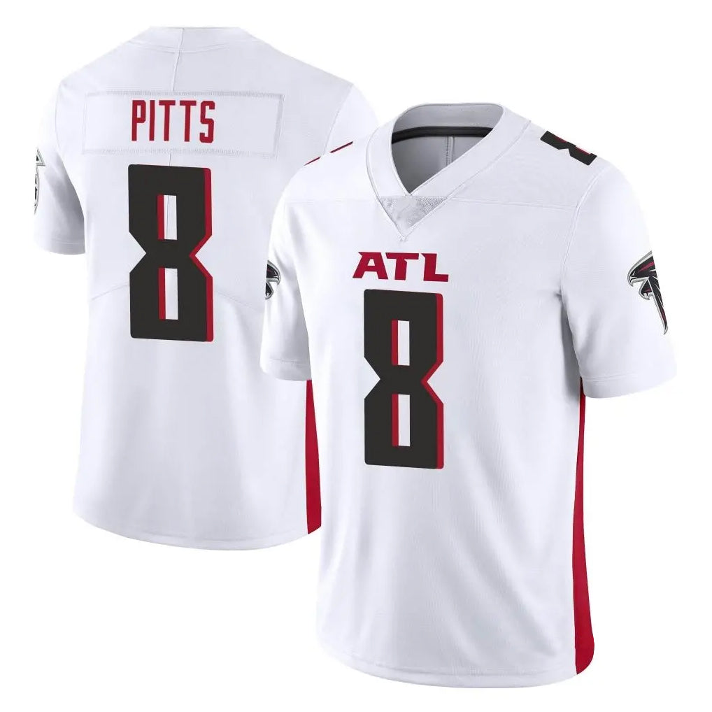 Rebec A.Falcons #8 Kyle Pitts Sr. Player White Vapor Untouchable Limited Home Game Stitched Jerseys