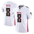 Rebec A.Falcons #8 Kyle Pitts Sr. Player White Vapor Untouchable Limited Home Game Stitched Jerseys