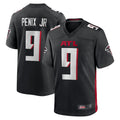 Rebec A.Falcons #9 Michael Penix Jr. Player Black Home Game Stitched Jerseys