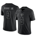 Rebec A.Falcons #9 Michael Penix Jr. Player Black RFLCTV Limited Stitched Jerseys