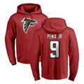 Rebec A.Falcons #9 Michael Penix Jr. Player Red Limited Hoodie Stitched Jerseys