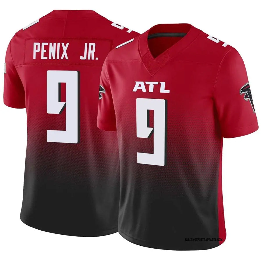 Rebec A.Falcons #9 Michael Penix Jr. Player Red Vapor F.U.S.E. Limited Stitched Jerseys