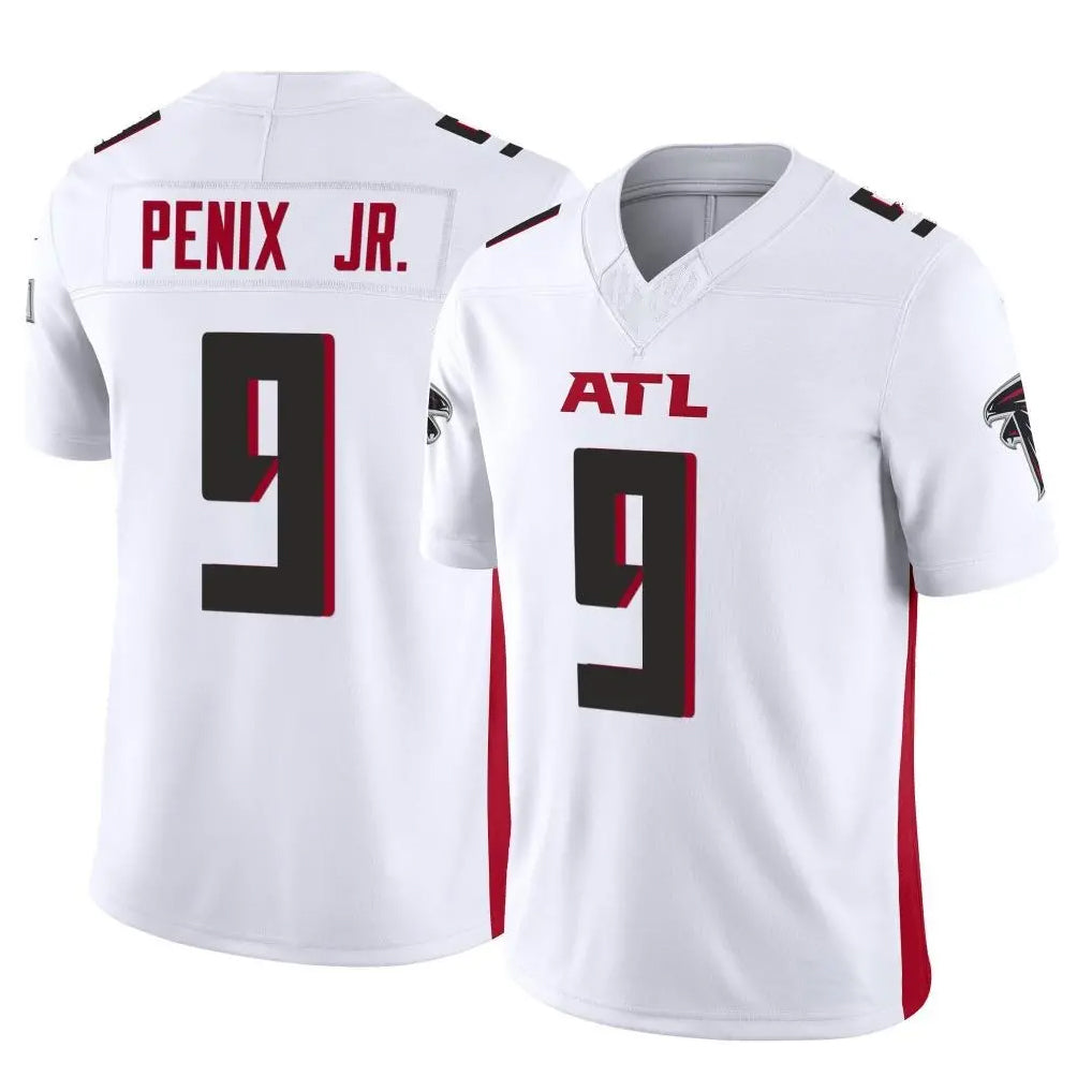 Rebec A.Falcons #9 Michael Penix Jr. Player White Vapor F.U.S.E. Limited Stitched Jerseys