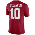 Rebec A.Crimson Tide #10 AJ McCarron Game Jersey Crimson Stitched American College Jerseys