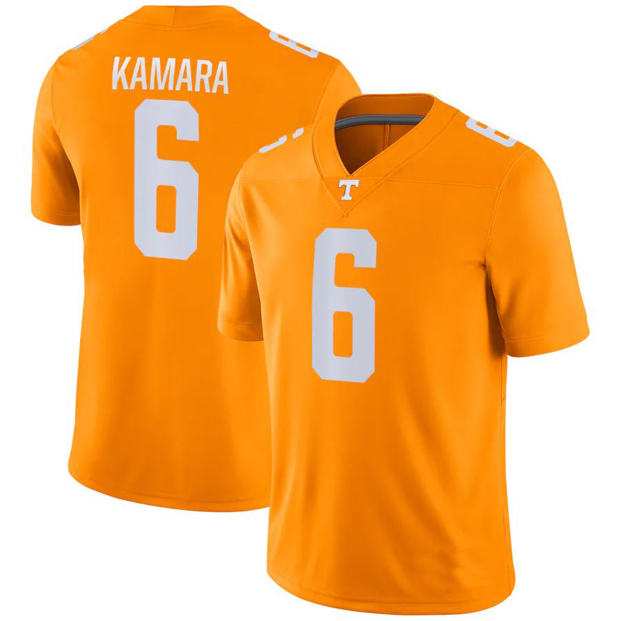 Rebec T.Volunteers #6 Alvin Kamara Game Jersey Orange Stitched American College Jerseys