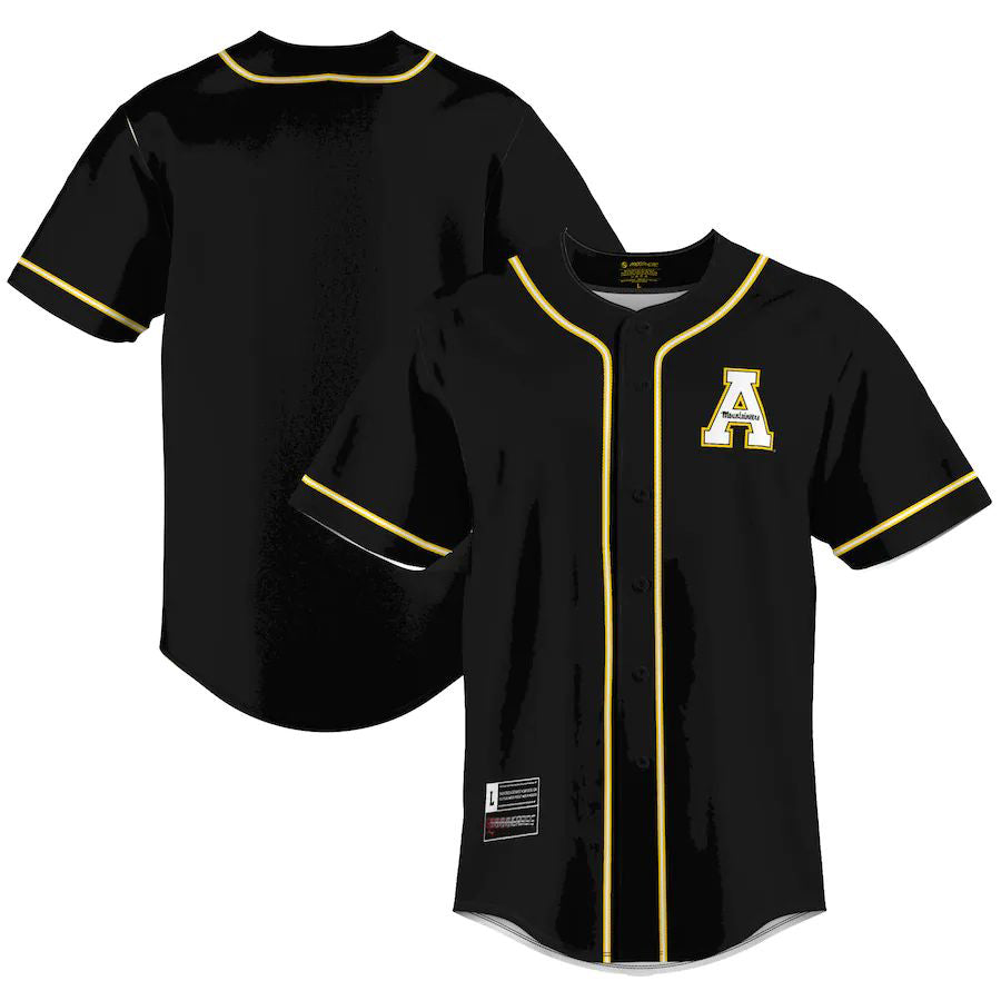 Rebec A.State Mountaineers Baseball Jersey Black Stitched American College Jerseys