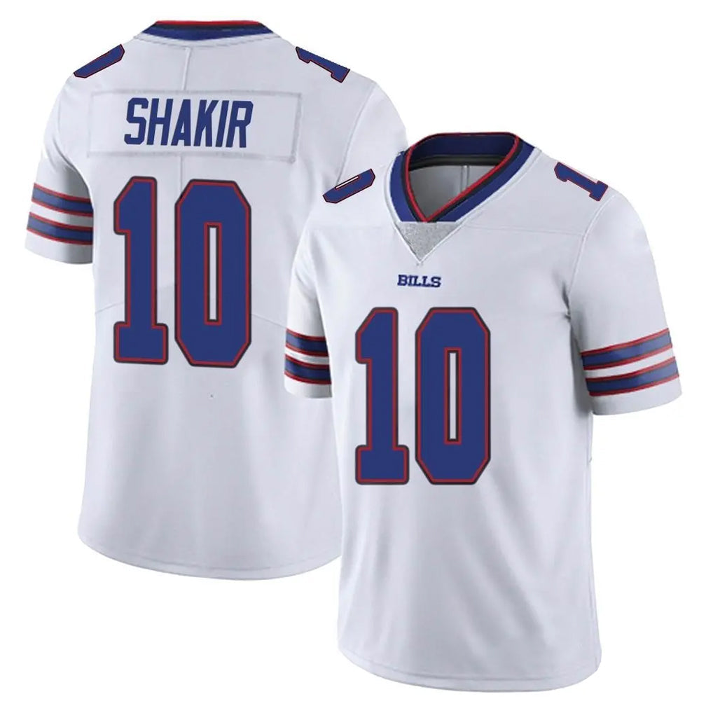 Rebec B.Bills #10 Khalil Shakir Player White Vapor Untouchable Limited Stitched Jerseys