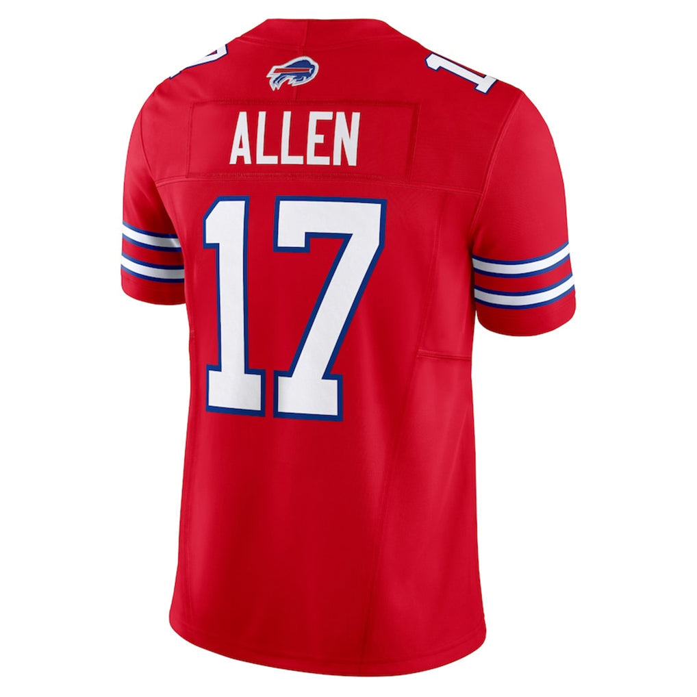 Rebec B.Bills #17 Josh Allen Player Red Vapor F.U.S.E. Limited Home Game Stitched Jerseys
