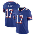 Rebec B.Bills #17 Josh Allen Player Royal Vapor Untouchable Limited Stitched Jerseys